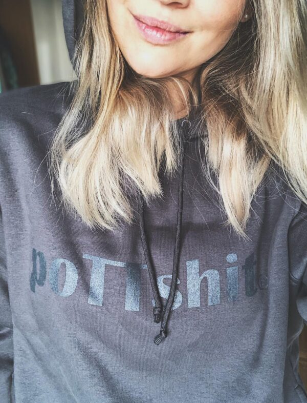hoodie damen grau – Bild 3