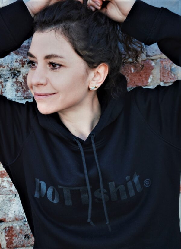 hoodie damen schwarz